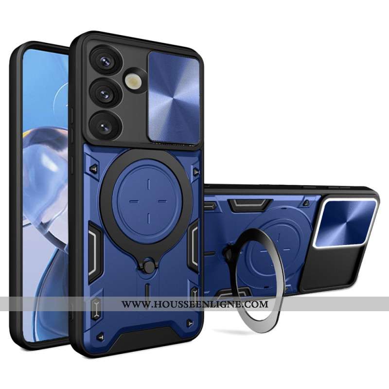 Coque Samsung Galaxy S26 Support et Protection Caméra Coulissante
