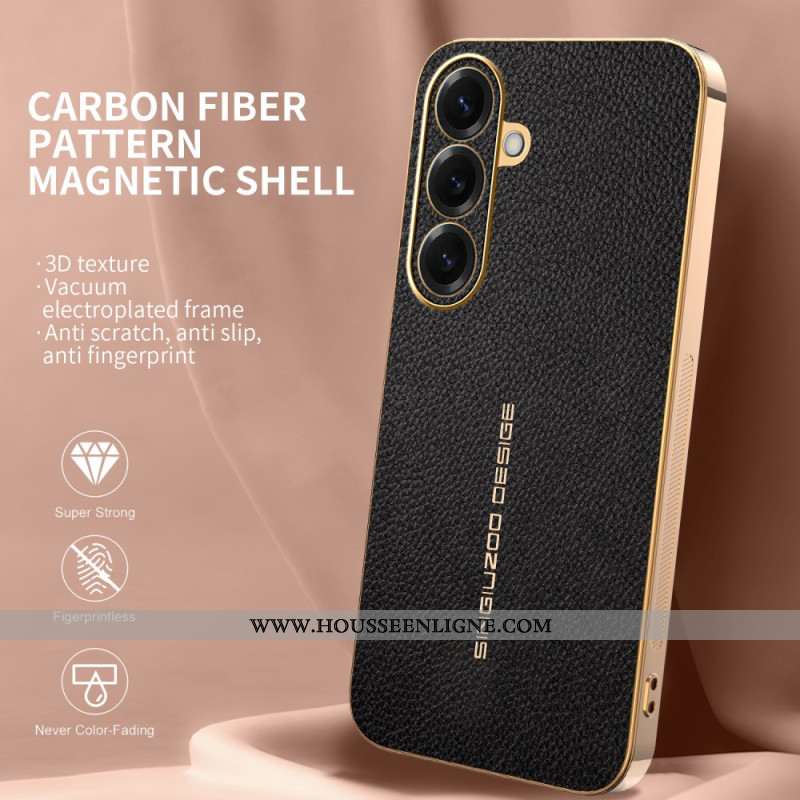 Coque Samsung Galaxy S26 Texture Litchi