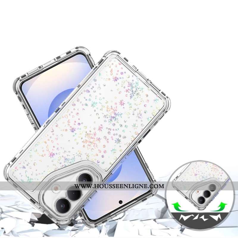 Coque Samsung Galaxy S26 Transparente avec Film Holographique