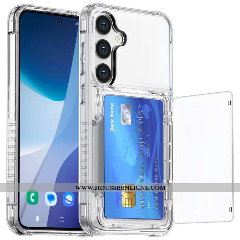 Coque Samsung Galaxy S26 Transparente avec Porte-Cartes et Suppor
