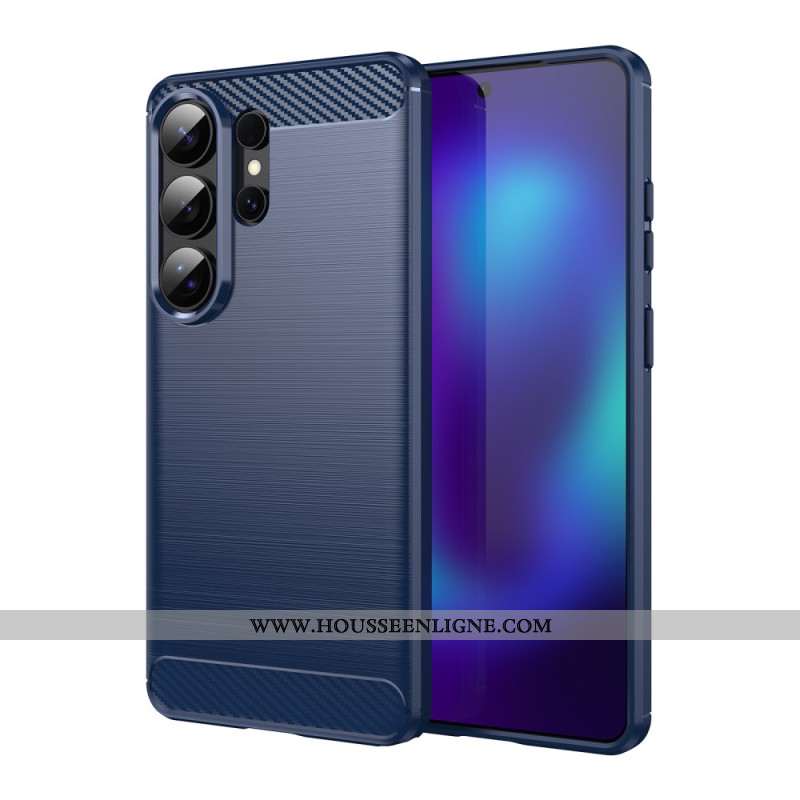 Coque Samsung Galaxy S26 Ultra Fibre Carbone Brossée
