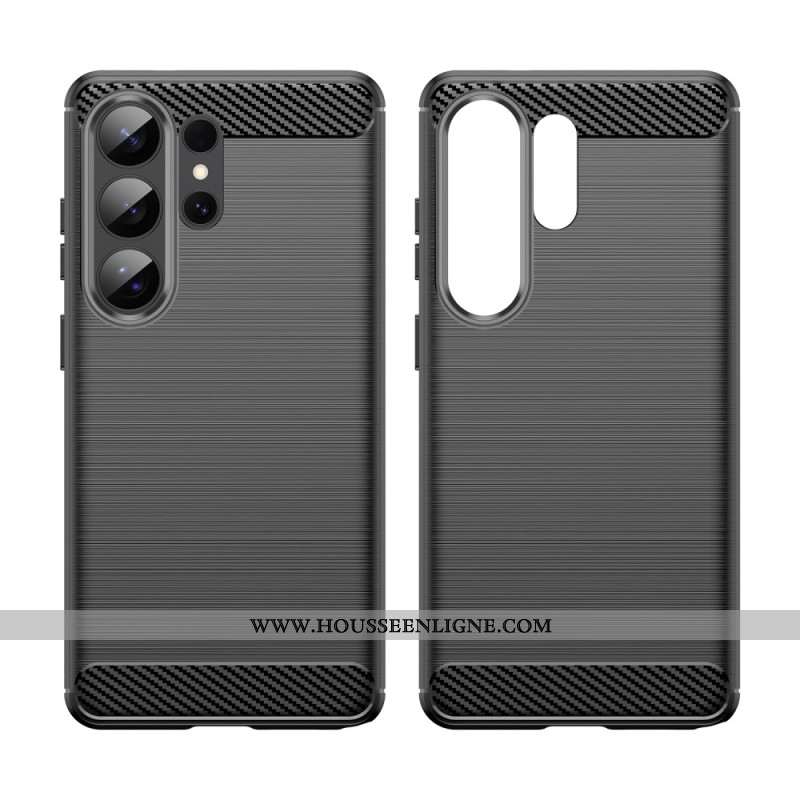 Coque Samsung Galaxy S26 Ultra Fibre Carbone Brossée