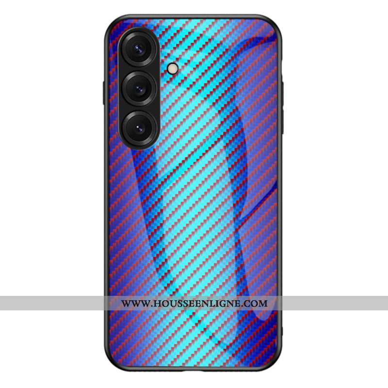 Coque Samsung Galaxy S26 Verre Trempé Fibre Carbone