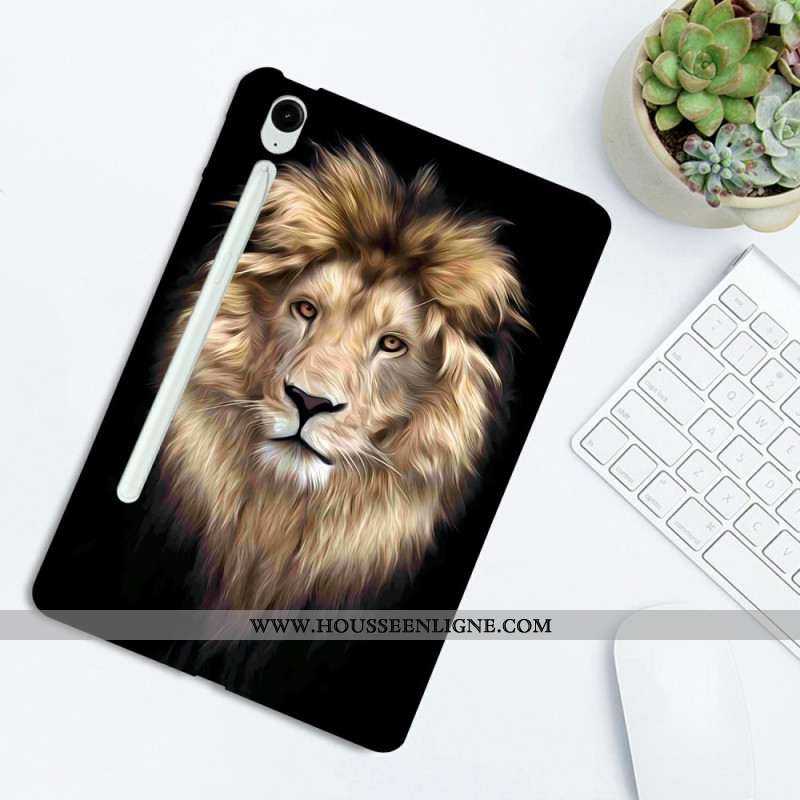 Coque Samsung Galaxy Tab S10 FE Plus Motif Lion