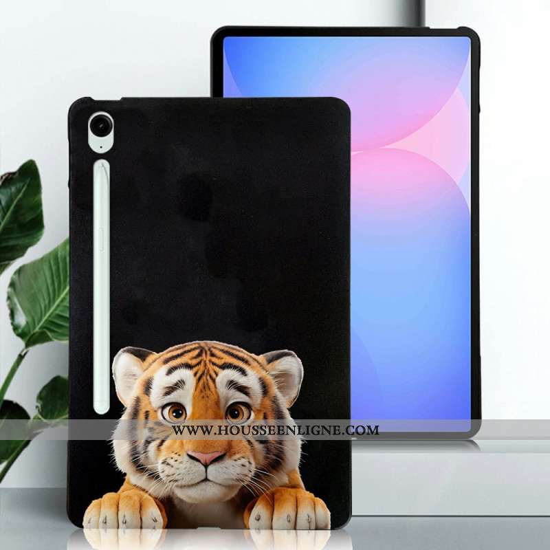 Coque Samsung Galaxy Tab S10 FE Plus Petit Tigre