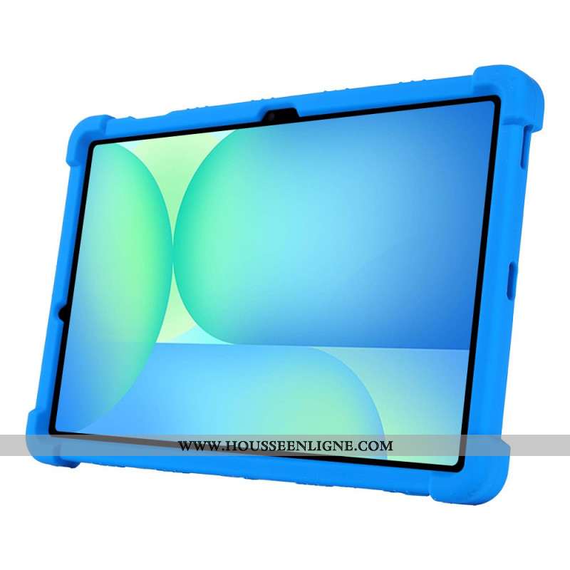 Coque Samsung Galaxy Tab S10 FE Plus Silicone avec Support