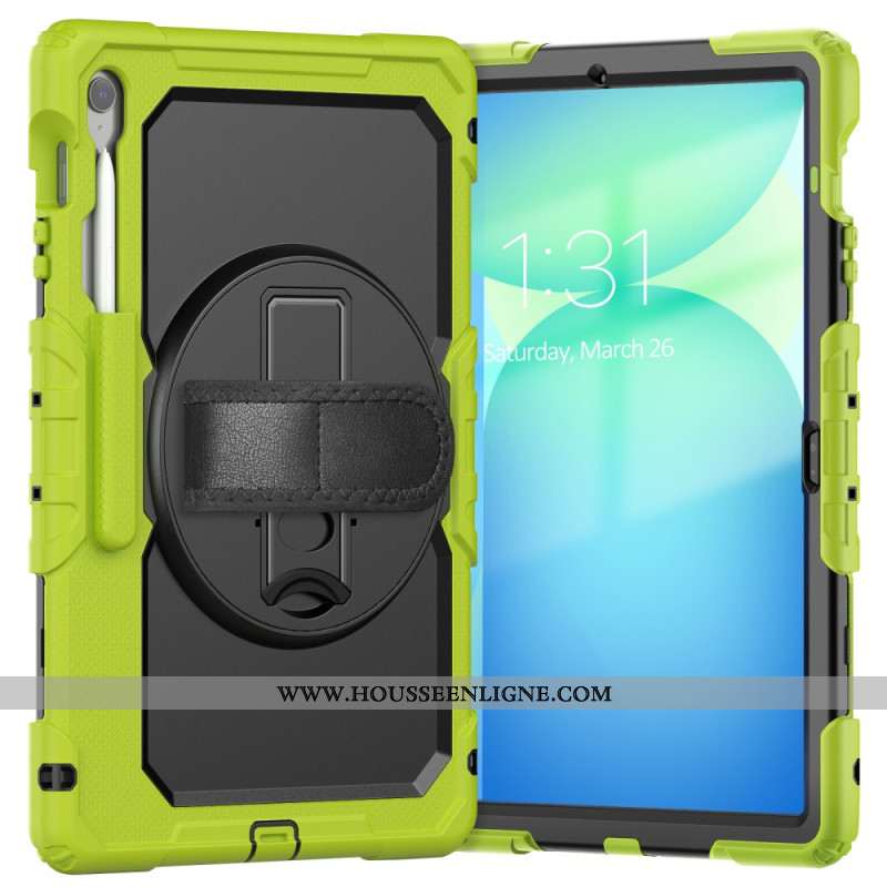 Coque Samsung Galaxy Tab S10 FE Plus Ultra Résistante avec Bandoulière