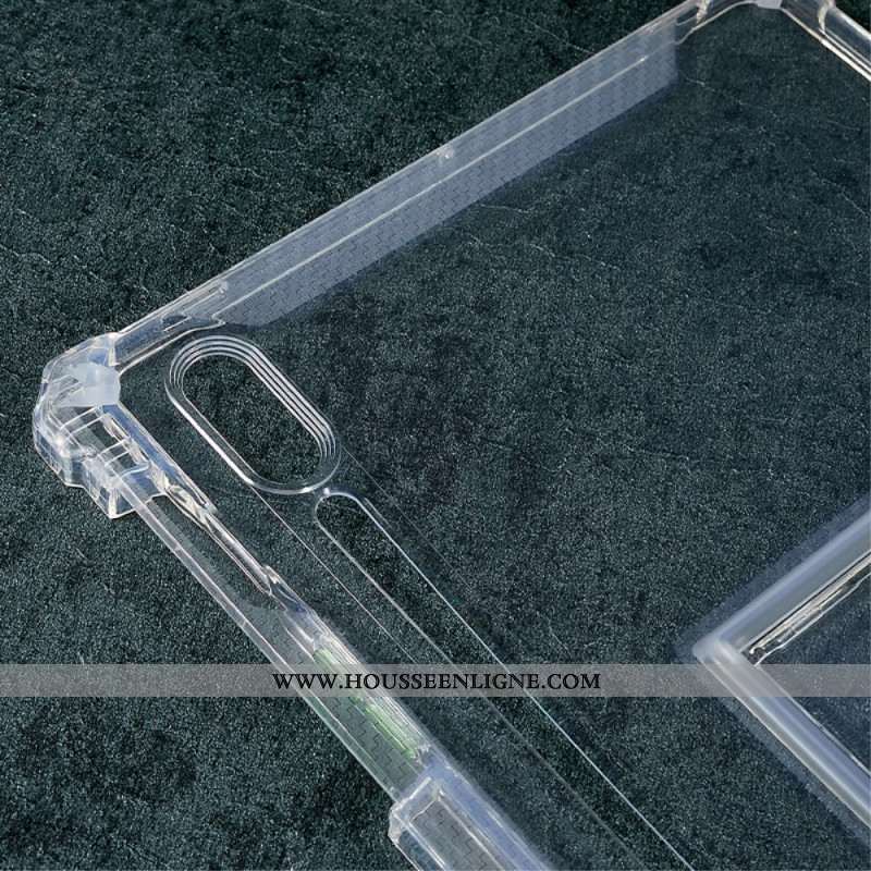 Coque Samsung Galaxy Tab S10 FE / S10 / S9 FE / S9 / S8 / S7 Transparente Support