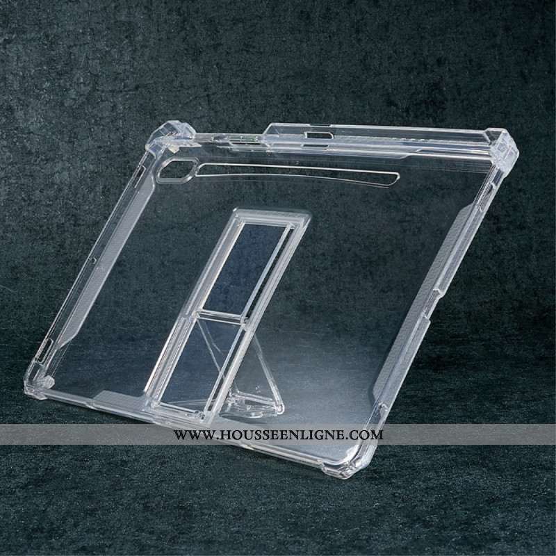 Coque Samsung Galaxy Tab S10 FE / S10 / S9 FE / S9 / S8 / S7 Transparente Support