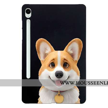 Coque Samsung Galaxy Tab S10 FE / S9 / S9 FE Motif Corgi