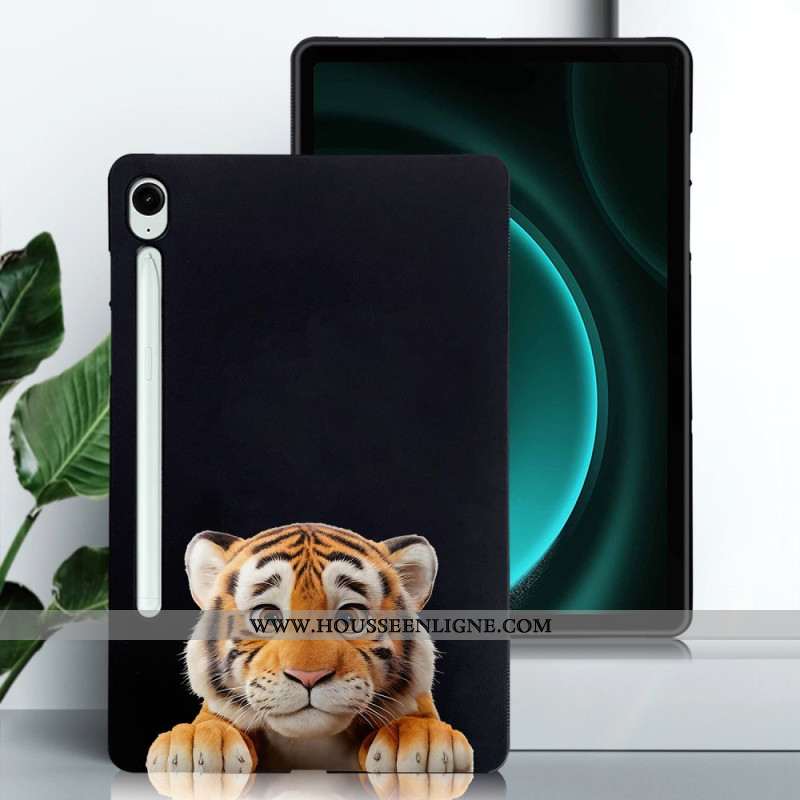 Coque Samsung Galaxy Tab S10 FE / S9 / S9 FE Petit Tigre