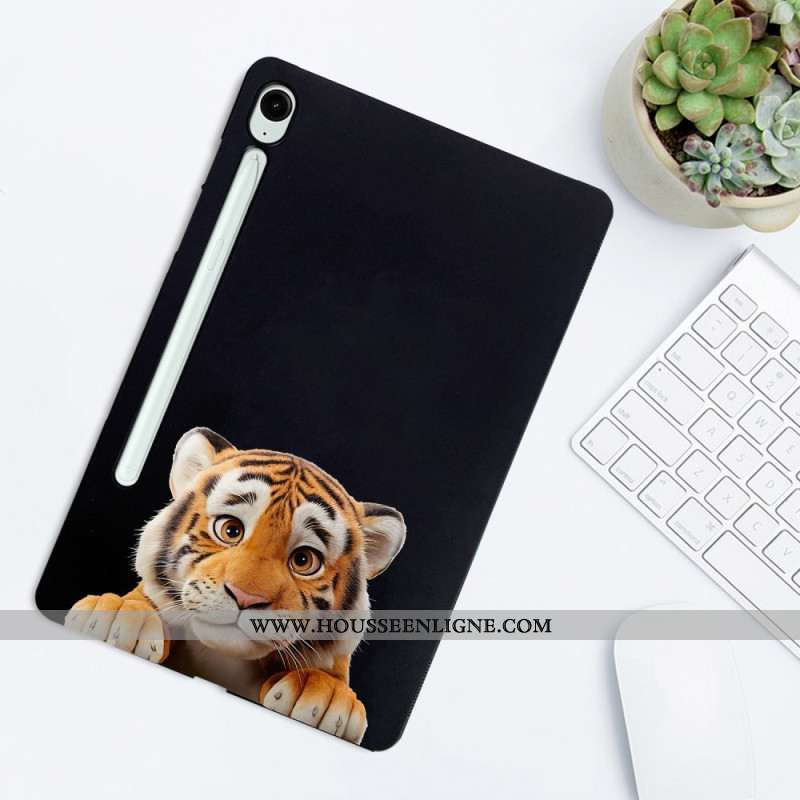Coque Samsung Galaxy Tab S10 FE / S9 / S9 FE Petit Tigre