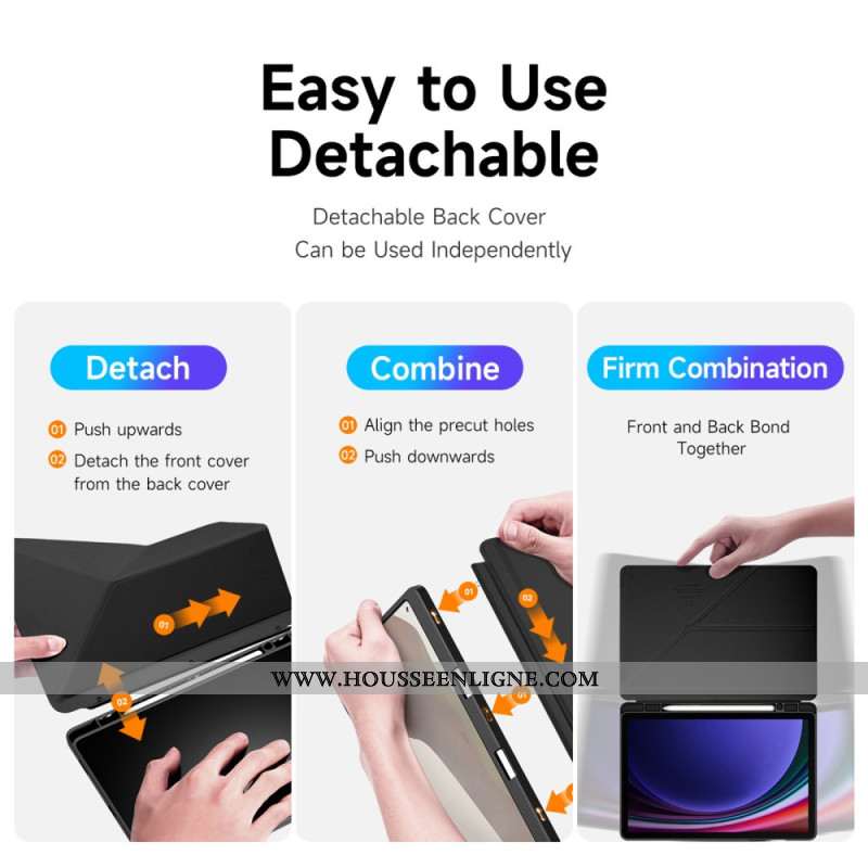 Coque Samsung Galaxy Tab S10 Lite / S10 FE / S9 / S9 FE Magi Series DUX DUCIS