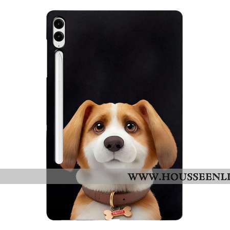 Coque Samsung Galaxy Tab S10 Plus / S9 FE Plus / S9 Plus Porte-Stylet Beagle