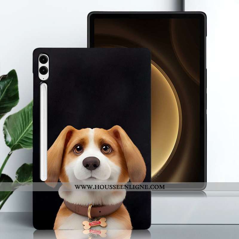 Coque Samsung Galaxy Tab S10 Plus / S9 FE Plus / S9 Plus Porte-Stylet Beagle
