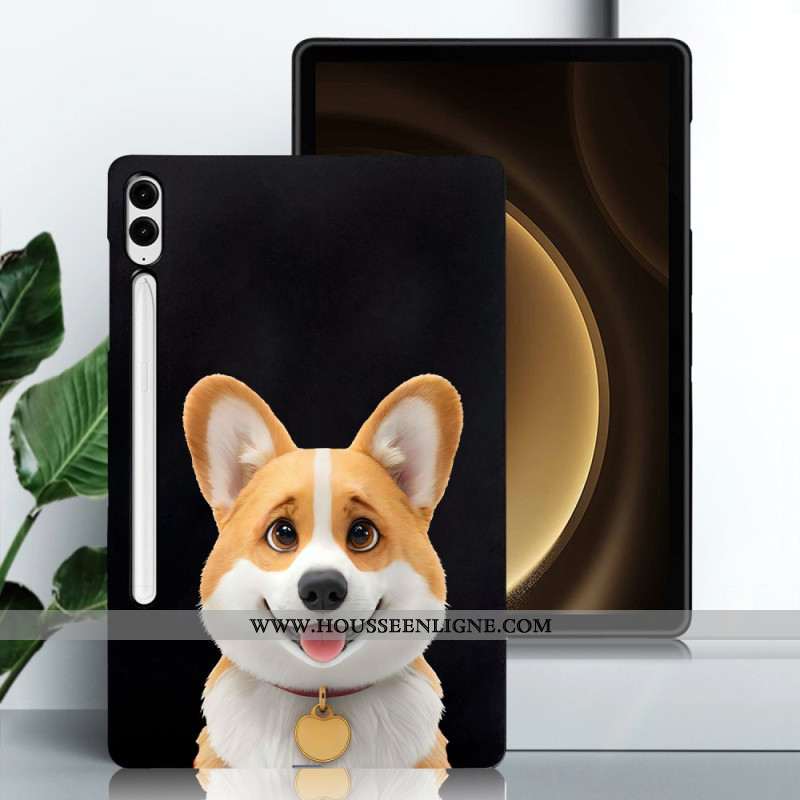 Coque Samsung Galaxy Tab S10 Plus / S9 FE Plus / S9 Plus Porte-Stylet Corgy
