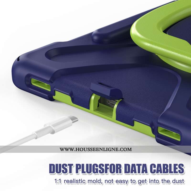 Coque Samsung Galaxy Tab S10 Plus / S9 FE Plus /S9 Plus/S8 Plus/S7 Plus/S7 FE Multifonctions Support