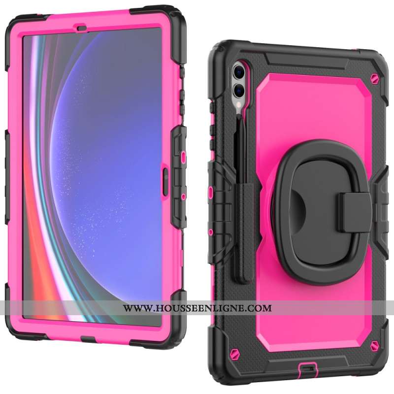 Coque Samsung Galaxy Tab S10 Plus / S9 Plus Protection Ultra Résistante avec Porte-Stylet et Bandoul