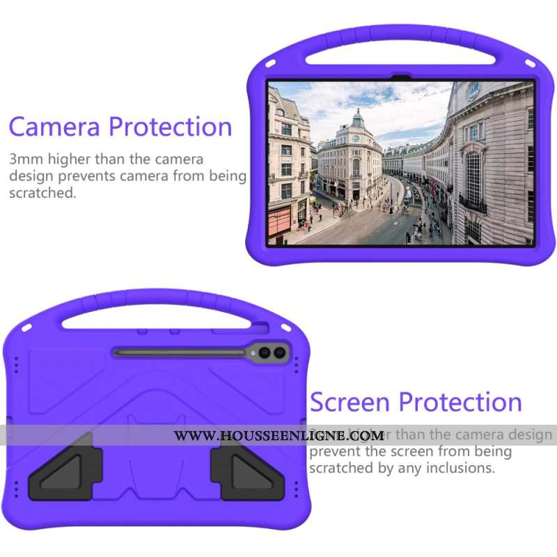 Coque Samsung Galaxy Tab S10 Ultra Poignée et Support