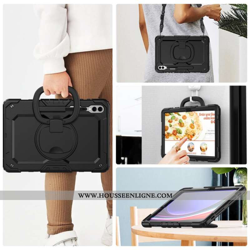 Coque Samsung Galaxy Tab S10 Ultra / S9 Ultra Protection Premium avec Bandoulière