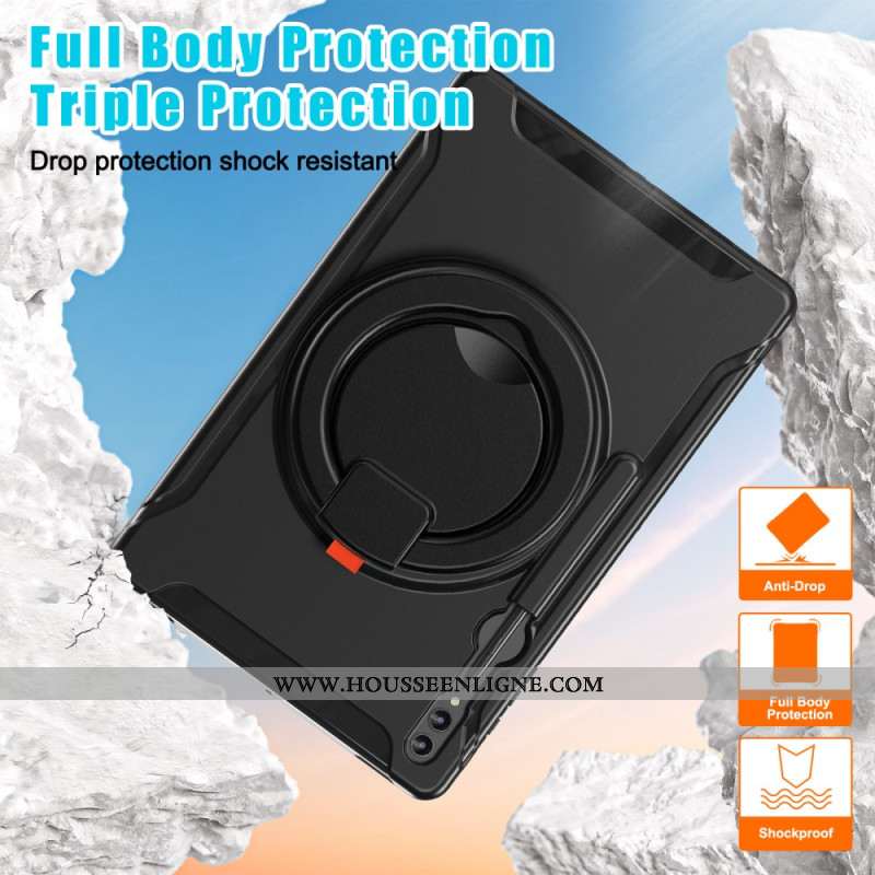 Coque Samsung Galaxy Tab S10 Ultra / S9 Ultra / S8 Ultra Anneau-Support Rotatif