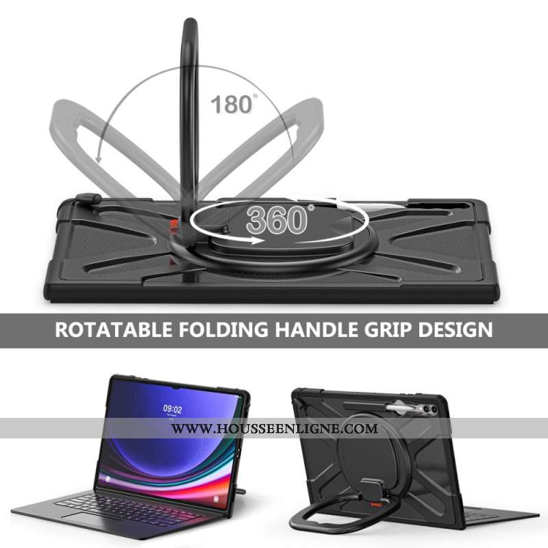 Coque Samsung Galaxy Tab S10 Ultra / S9 Ultra / S8 Ultra X910 Support et Poignée