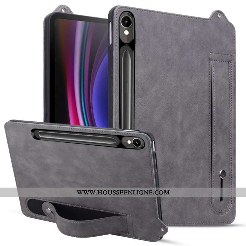 Coque Samsung Galaxy Tab S11 / S10 Lite / S10 FE / S9 / S9 FE / S8 / S7 Sangle-Support