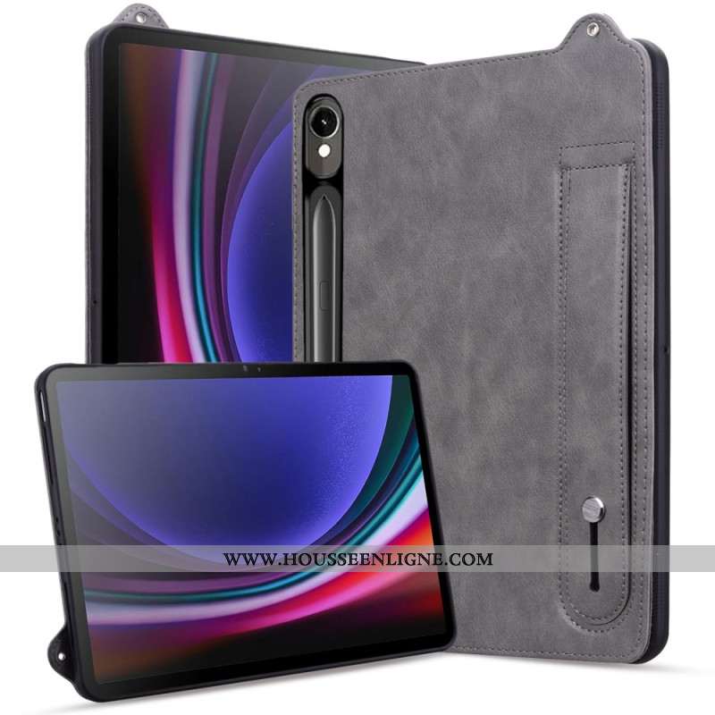 Coque Samsung Galaxy Tab S11 / S10 Lite / S10 FE / S9 / S9 FE / S8 / S7 Sangle-Support