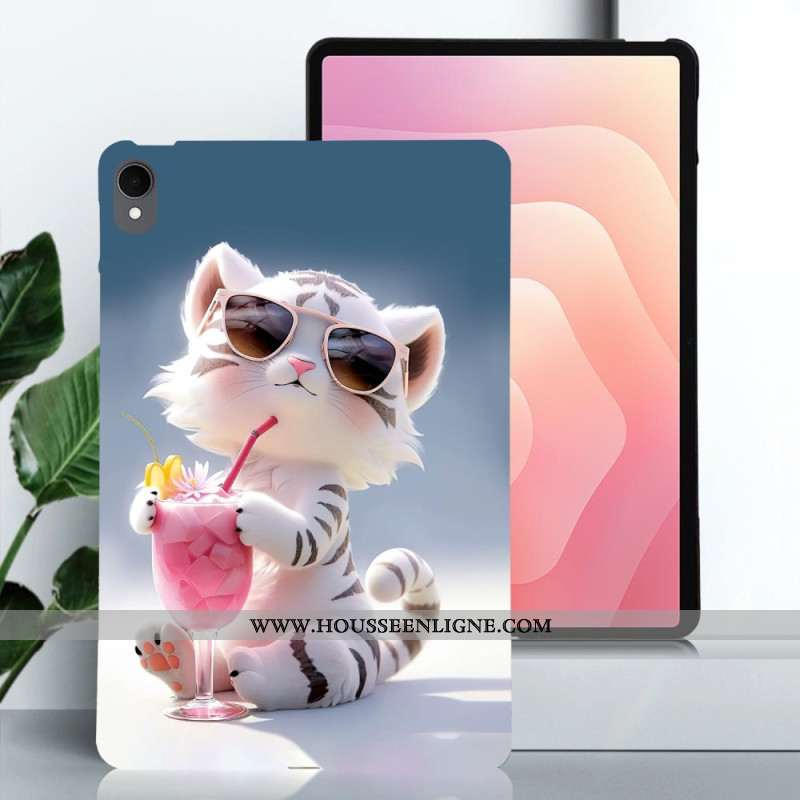Coque Samsung Galaxy Tab S11 Tigre Cartoon