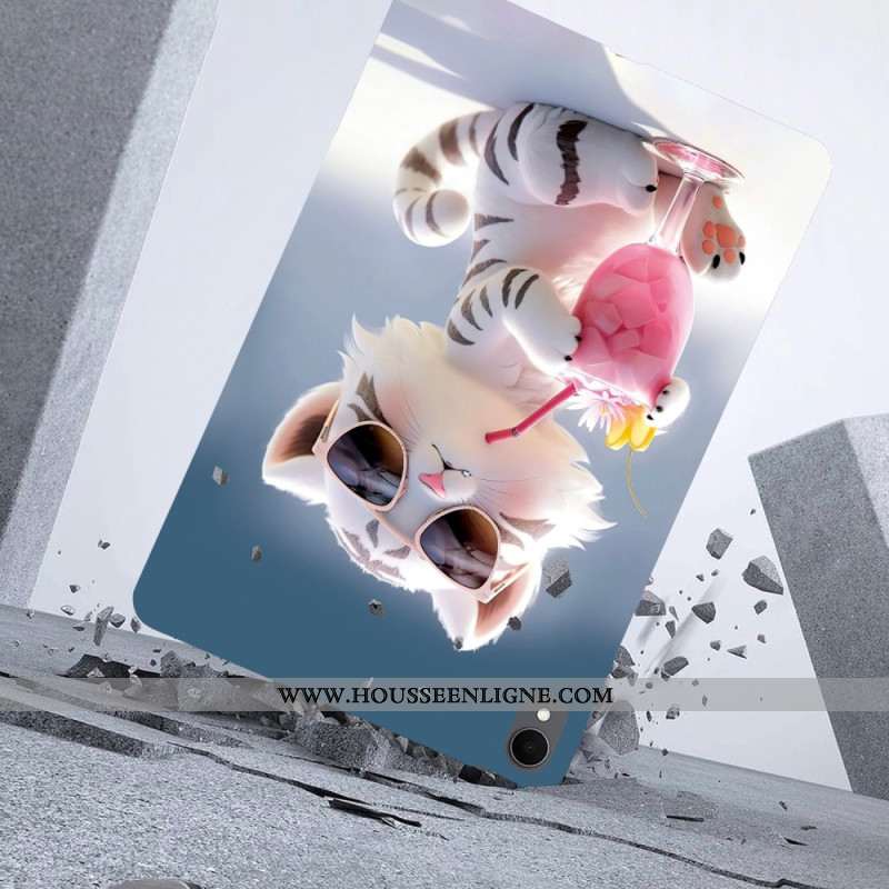 Coque Samsung Galaxy Tab S11 Tigre Cartoon