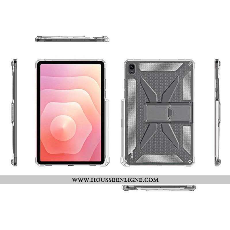 Coque Samsung Galaxy Tab S11 Transparente avec Support