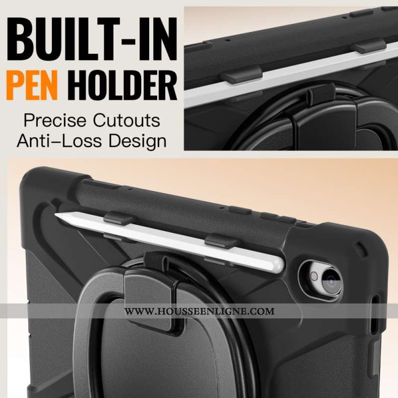 Coque Samsung Galaxy Tab S11 Triple Protection avec Anneau-Support
