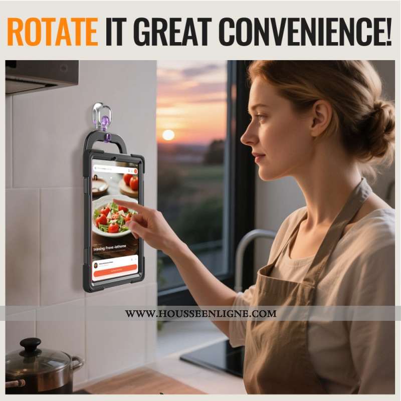 Coque Samsung Galaxy Tab S11 Triple Protection avec Anneau-Support