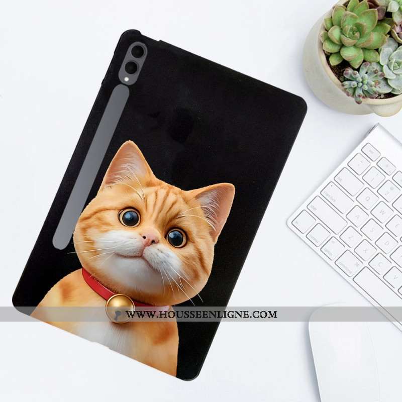 Coque Samsung Galaxy Tab S11 Ultra Chat à Poil Court