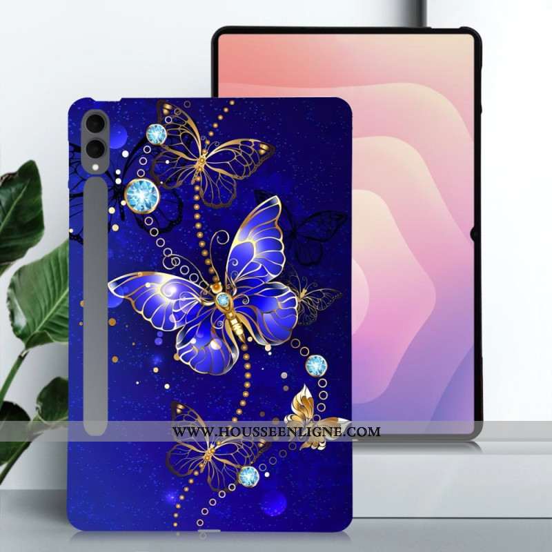 Coque Samsung Galaxy Tab S11 Ultra Papillons Précieux