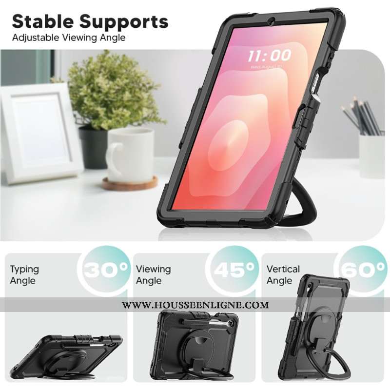 Coque Samsung Galaxy Tab S11 Ultra Résistante avec Anneau