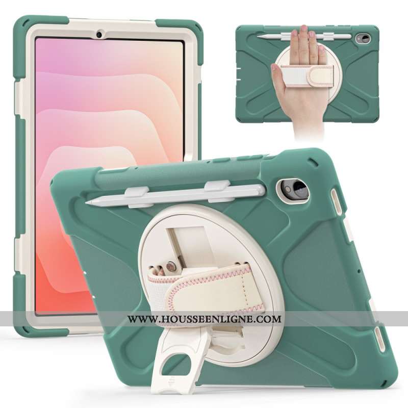 Coque Samsung Galaxy Tab S11 Ultra Résistante avec Porte-Stylet et Bandoulière
