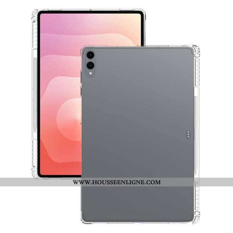 Coque Samsung Galaxy Tab S11 Ultra Transparente avec Porte-Stylet