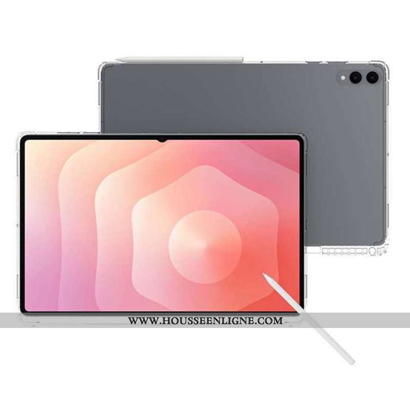 Coque Samsung Galaxy Tab S11 Ultra Transparente avec Porte-Stylet