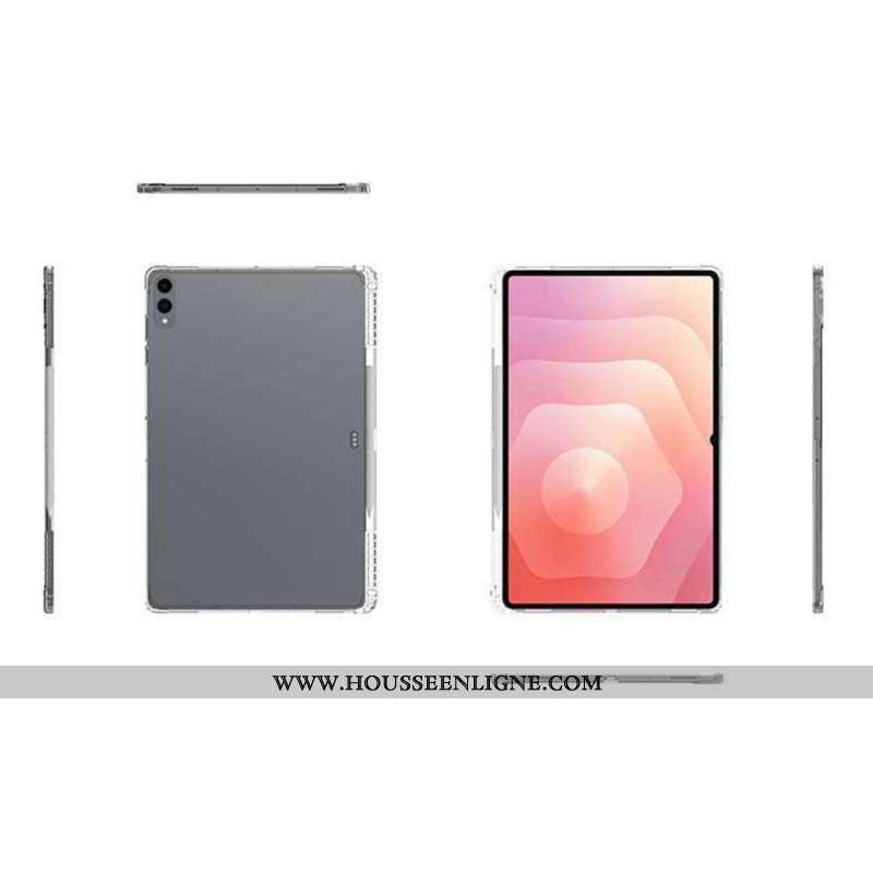 Coque Samsung Galaxy Tab S11 Ultra Transparente avec Porte-Stylet