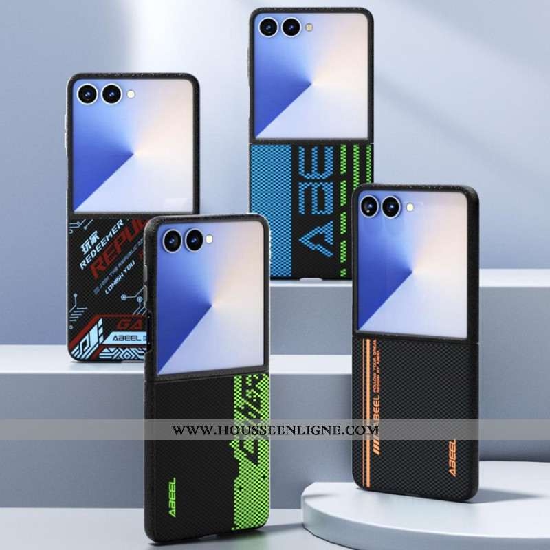 Coque Samsung Galaxy Z Flip 7 5G Compatible MagSafe ABEEL Graphique