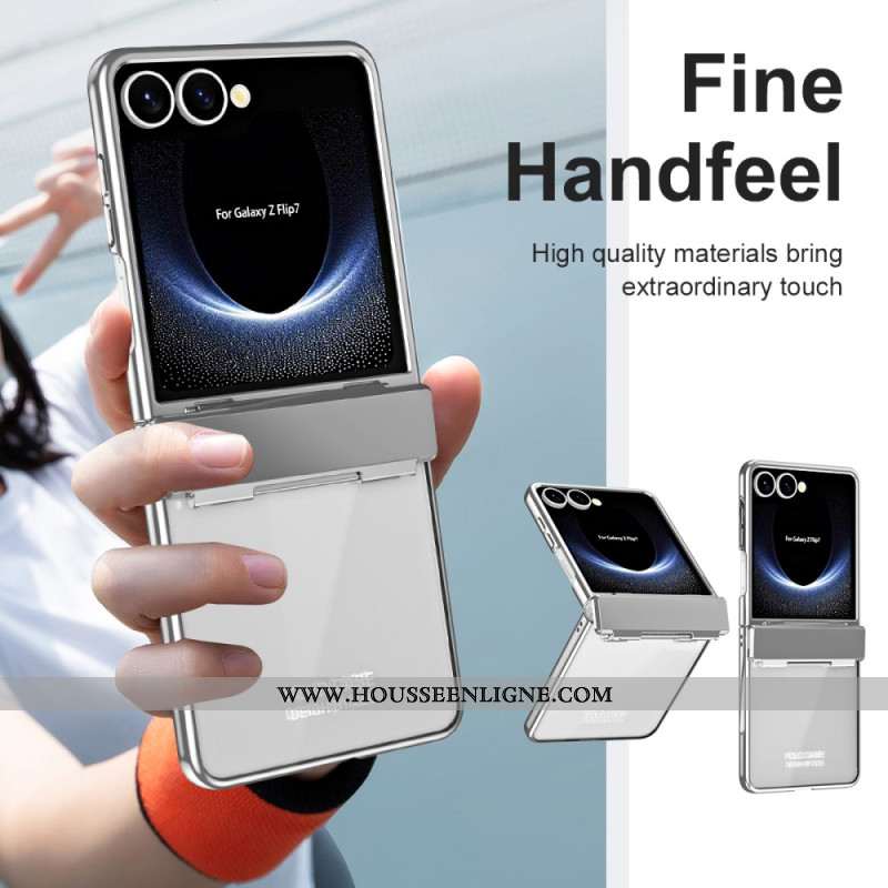 Coque Samsung Galaxy Z Flip 7 5G Design Métallisé Anti-Empreintes