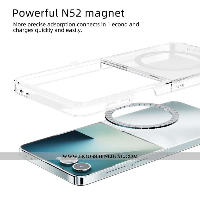 Coque Samsung Galaxy Z Flip 7 5G Magnétique Transparente