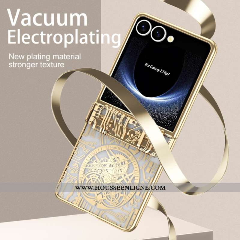 Coque Samsung Galaxy Z Flip 7 5G Premium avec Film Protecteur Écran Arrière