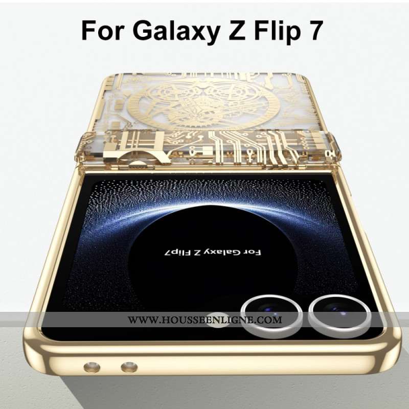 Coque Samsung Galaxy Z Flip 7 5G Premium avec Film Protecteur Écran Arrière
