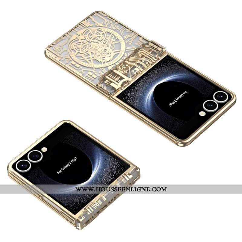 Coque Samsung Galaxy Z Flip 7 5G Premium avec Film Protecteur Écran Arrière