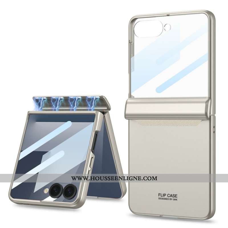 Coque Samsung Galaxy Z Flip 7 5G Protection Magnétique de Charnière et Film de Protection Écran