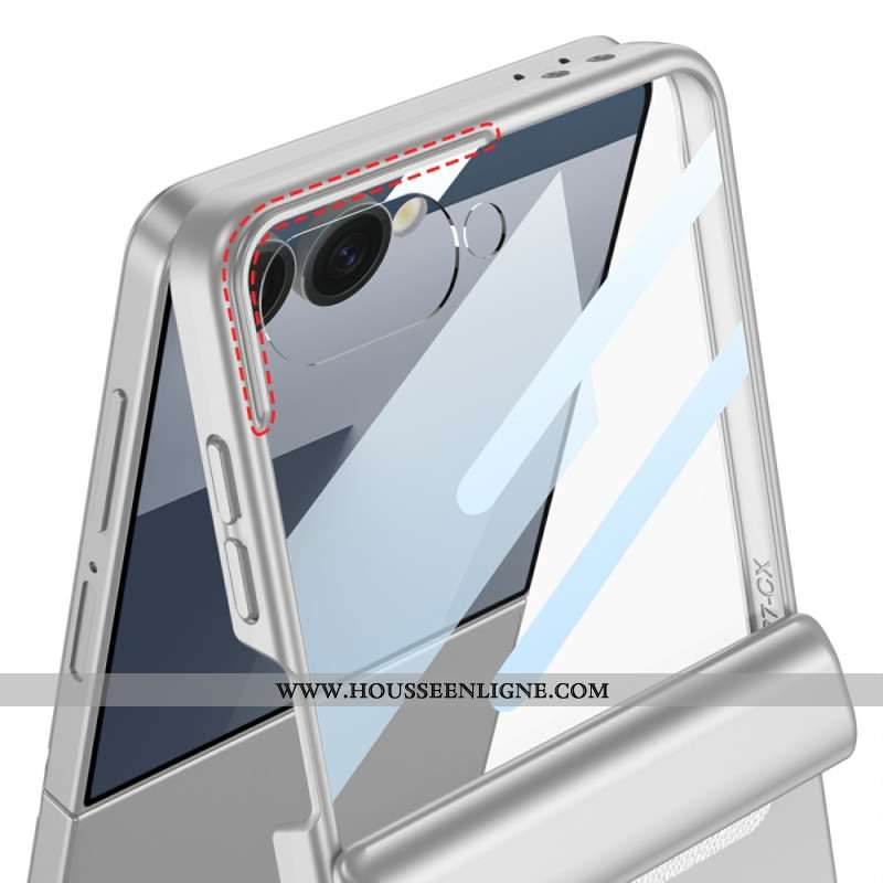 Coque Samsung Galaxy Z Flip 7 5G Protection Magnétique de Charnière et Film de Protection Écran