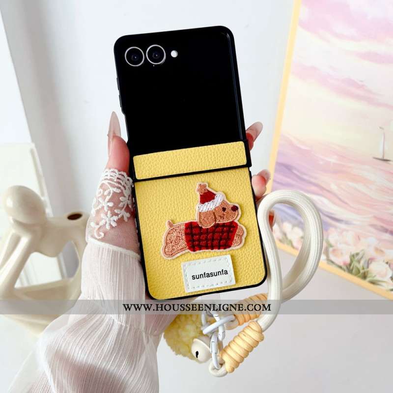 Coque Samsung Galaxy Z Flip 7 5G Protection de Charnière et Lanière