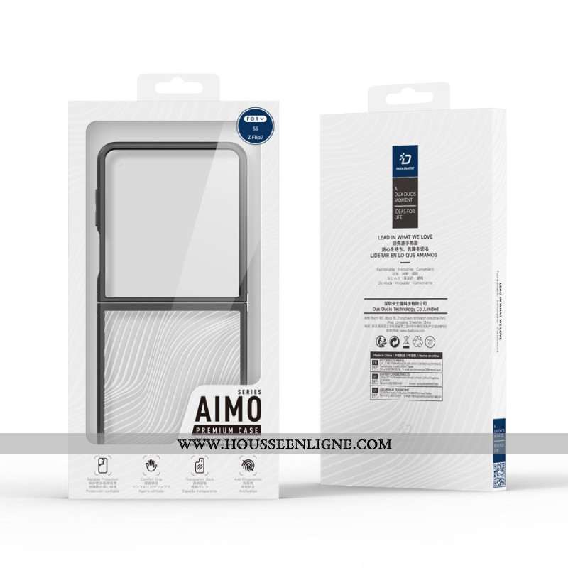 Coque Samsung Galaxy Z Flip 7 Aimo Series DUX DUCIS